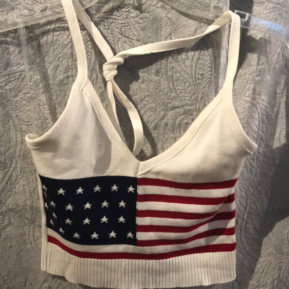 Amer. Flag halter top